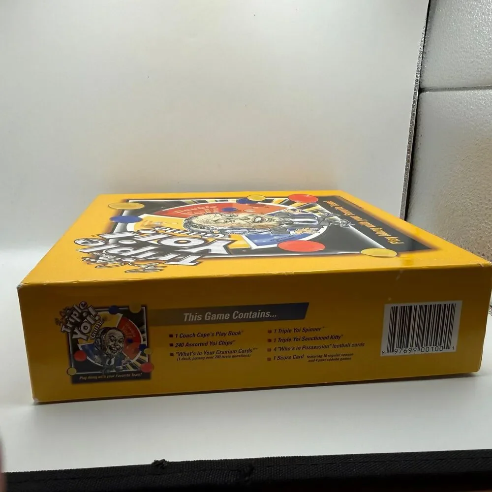 Vintage 2007 Myron Cope's Official Triple Yoi! Board Game - Pittsburgh Steelers